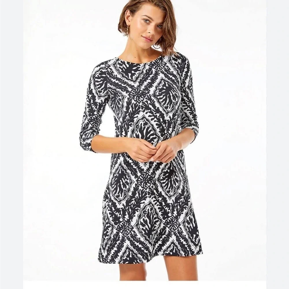 NWT Lilly Pulitzer Ophelia Dress in Onyx Reef Madness